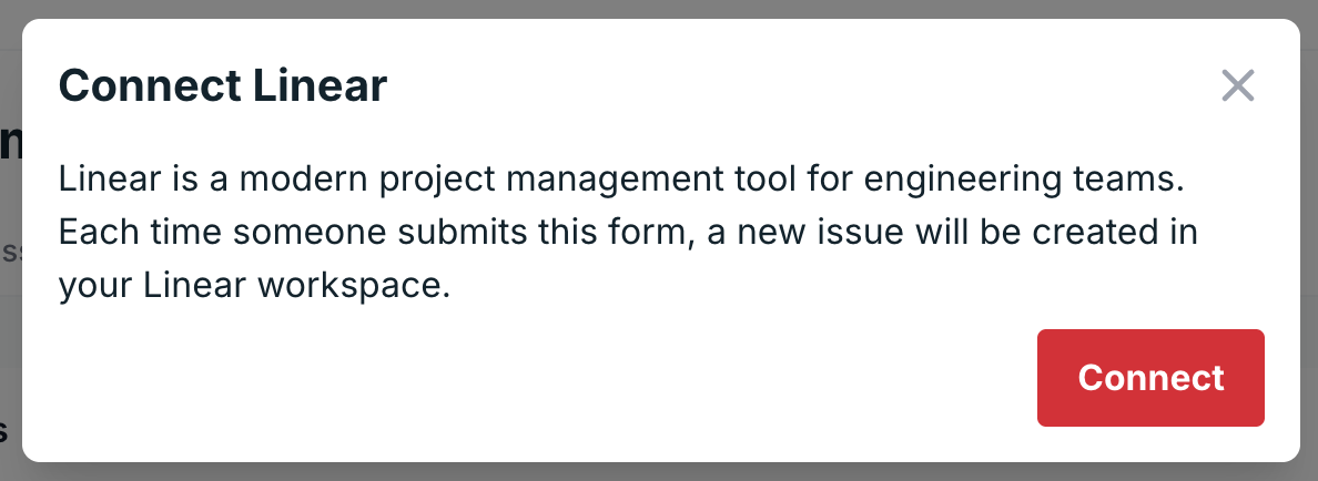 Start Linear OAuth flow
